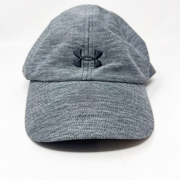 UNDER ARMOUR GRAY UA FREE FIT CAP ADJUSTABLE BACK ONE SIZE HAT NWT - Picture 1 of 5